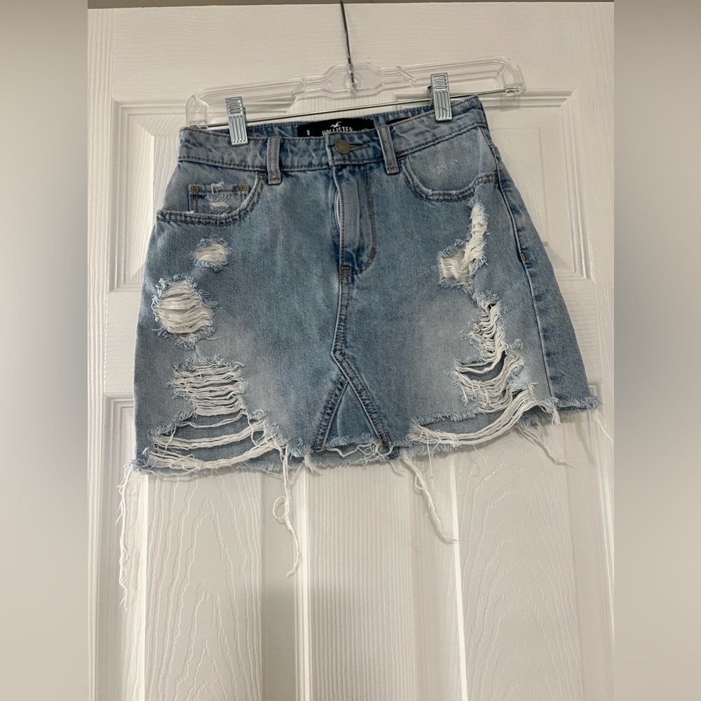 Hollister Hi-Rise Jean Skirt